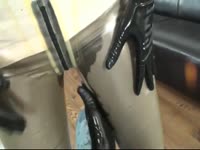 Pissen in Latex!